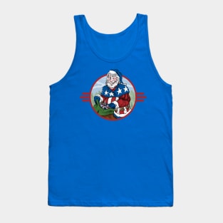 Patriotic Santa Tank Top